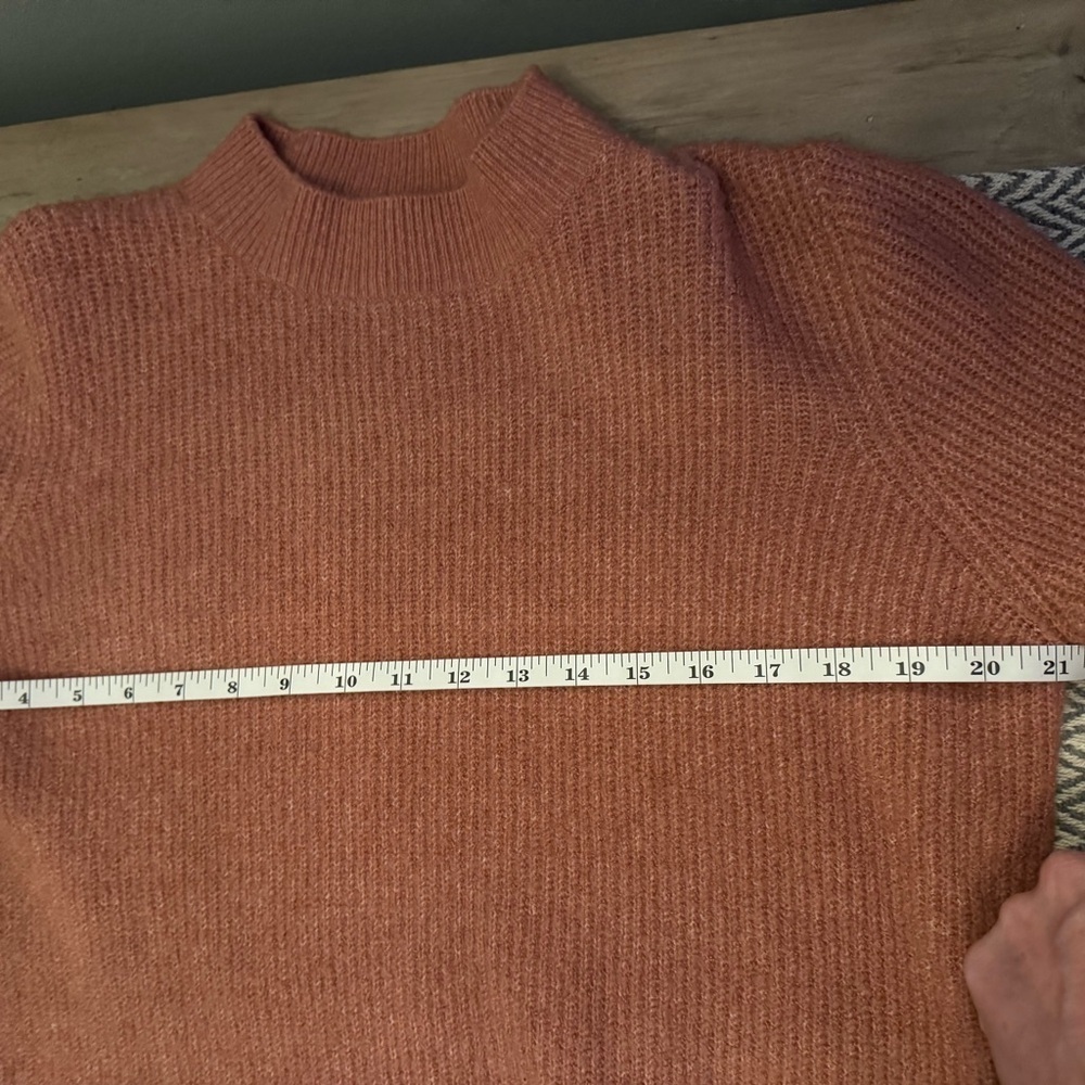 Elegant Women's Rose Bell Sleeve Turtleneck Sweater - Picture 7 of 7
